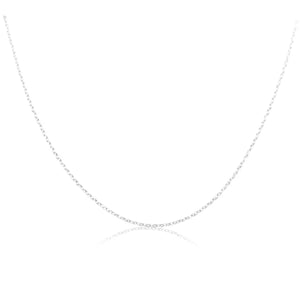Sterling Silver Round Cable Chain 50cm #