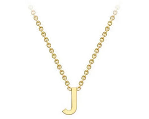 9ct Yellow Gold Initial 'J' Pendant #23853