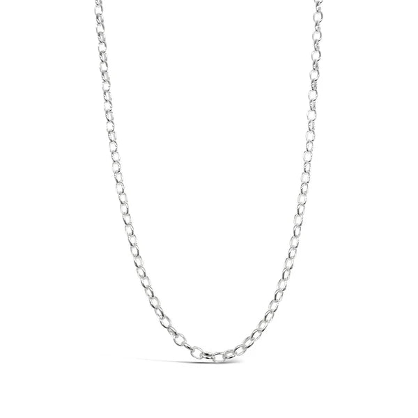 Sterling Silver Oval Belcher Chain #25490