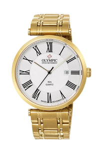 Olympic Gents Classic Gold Watch #