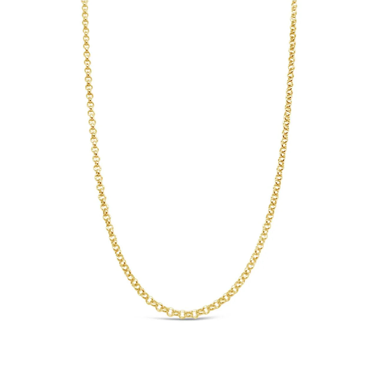 9ct Yellow Gold Round Belcher Chain #