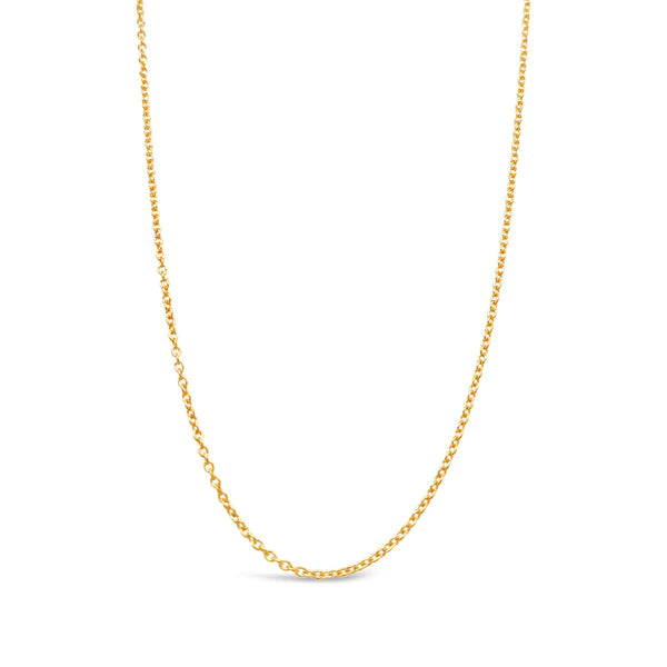 9ct Yellow Gold Cable Chain 45" #24305