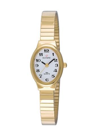 Olympic Ladies Expanding PVD Plated Oval Watch #24881