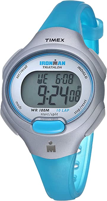 Timex IM Essential 10 Teal/Chrome Sport Watch #