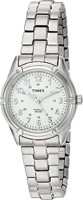 Timex Easton Ladies Silver-Tone Expander Watch #23826