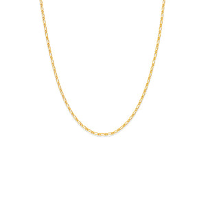 9ct Yellow Gold 45cm Figaro Chain #24394