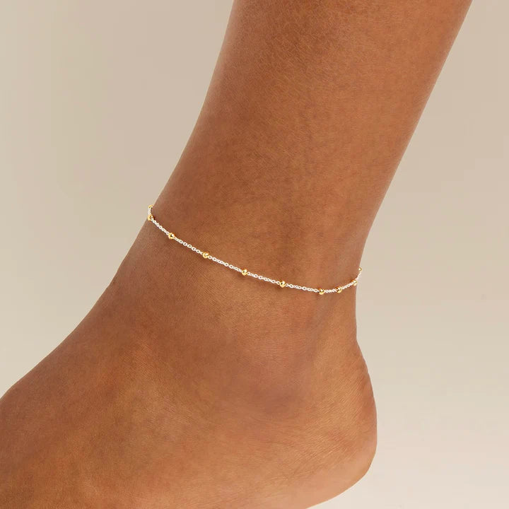 Najo Algonquin Two Tone Anklet #24528