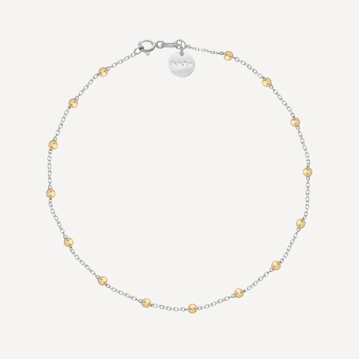 Najo Algonquin Two Tone Anklet #24528