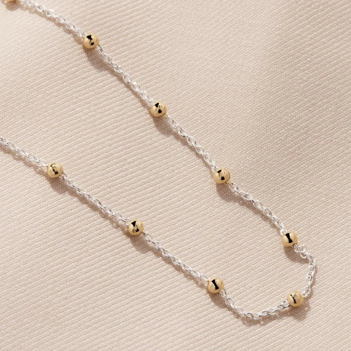 Najo Algonquin Two Tone Anklet #24528