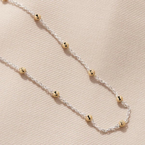 Najo Algonquin Two Tone Anklet #24528
