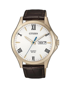 Citizen Gents Quartz Leather Strap Watch #25316