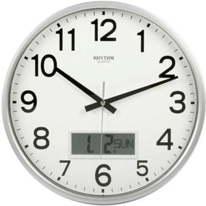 Rhythm CFG706NR19 Wall Clock with LCD Calendar #25101