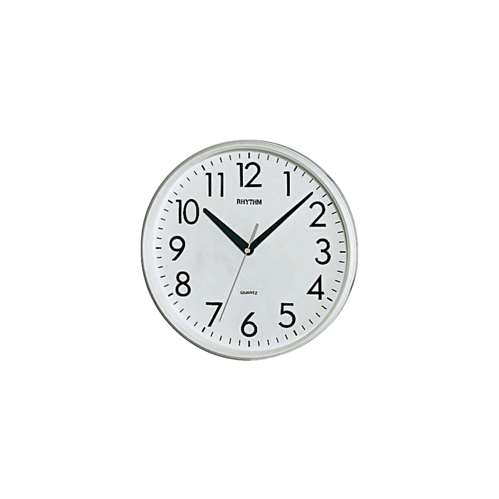Rhythm Round Plastic Wall Clock #