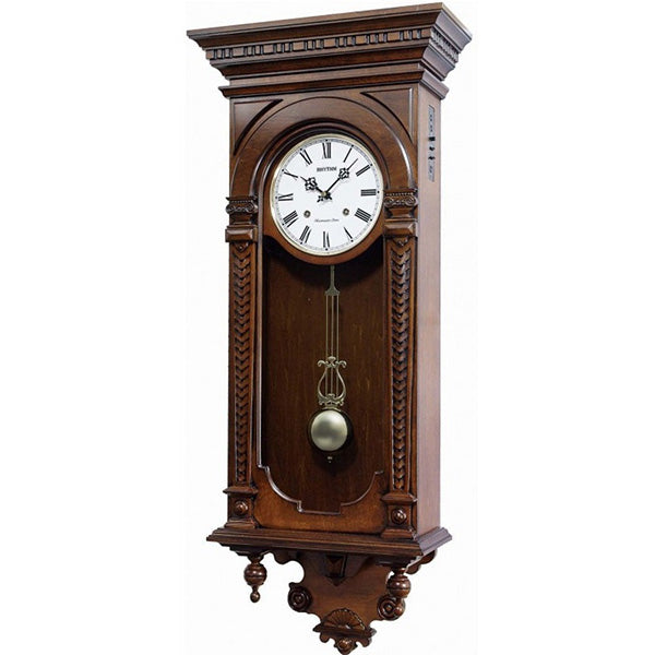 Rhythm Wooden Chiming Wall Clock #21918
