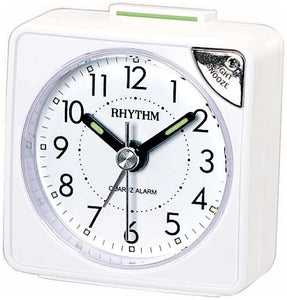 Rhythm Alarm Clock White #