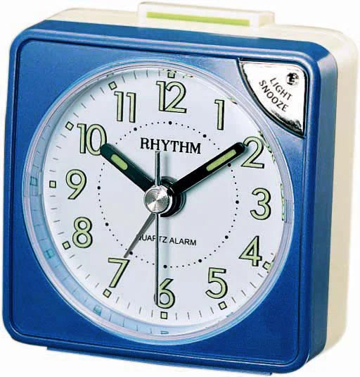 Rhythm Alarm Clock Blue #24722
