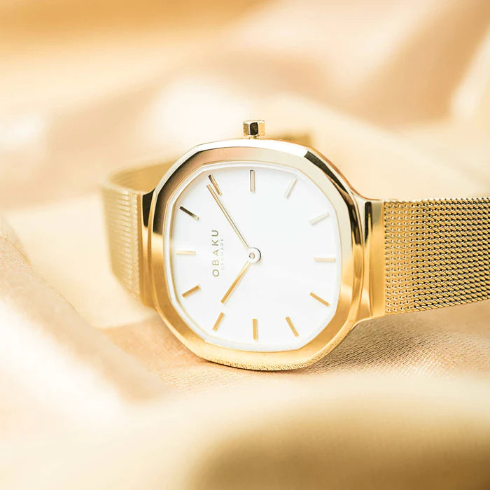 Obaku Oktant Lille-Gold Watch #24231