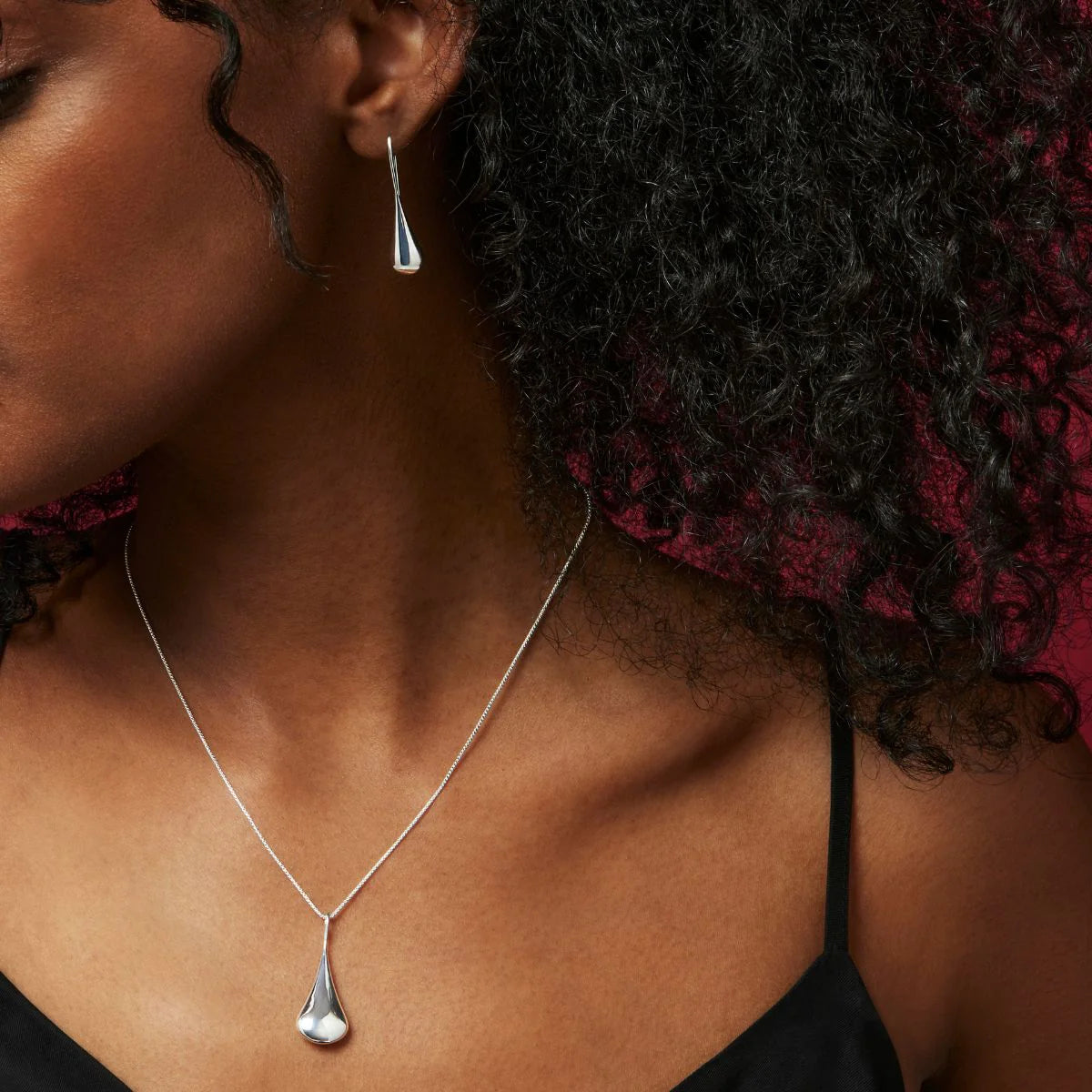 Najo My Silent Tears Sterling Silver Earrings #25527 #25528