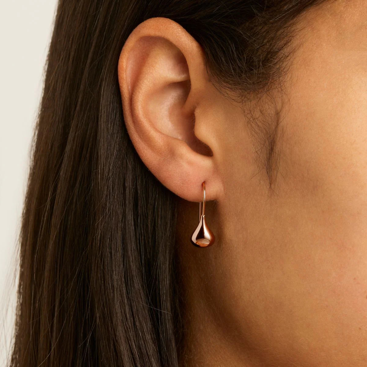Najo Baby Tears Earrings (Rose Gold)  #24906