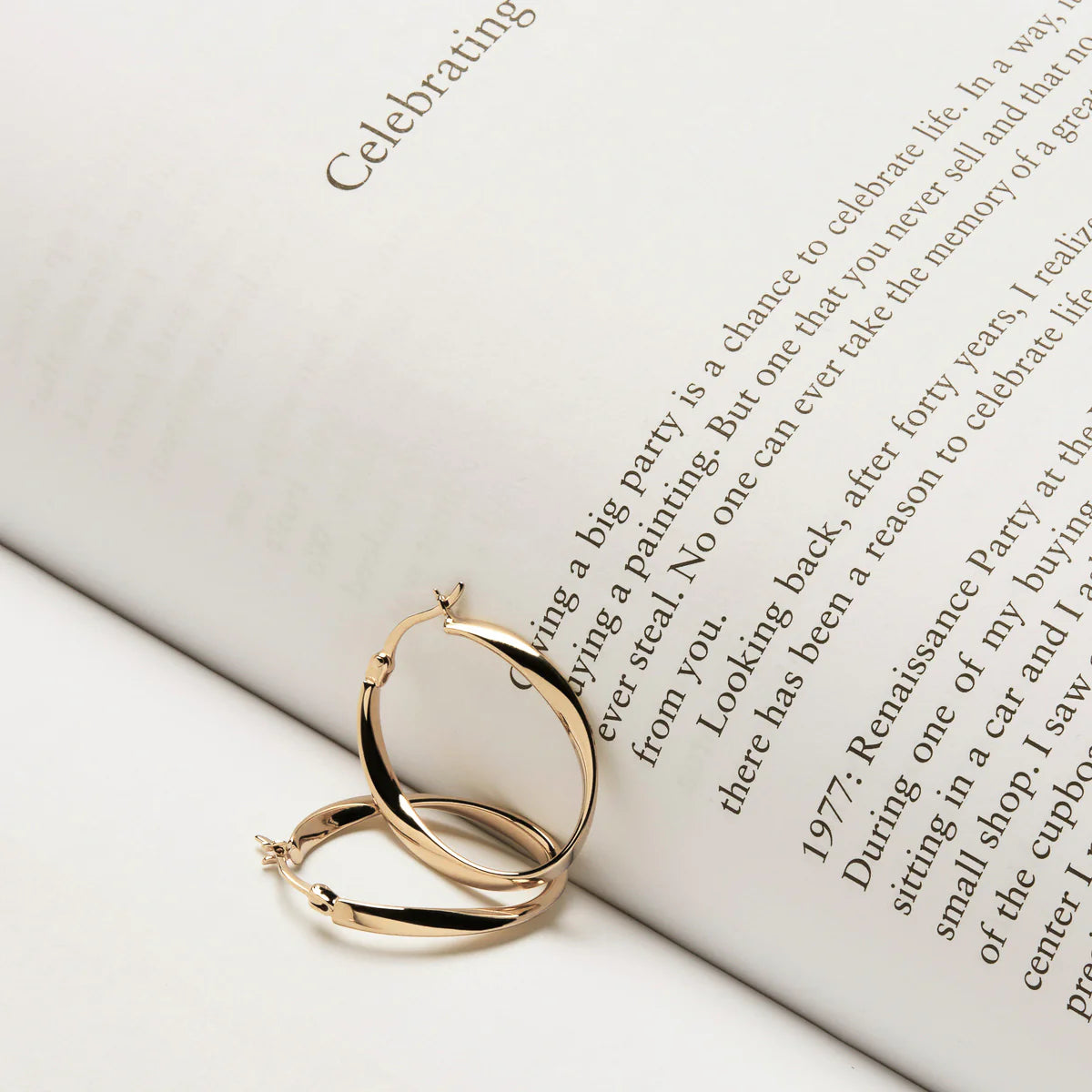 Najo Cinta Hoop Earrings  #25114  #25115