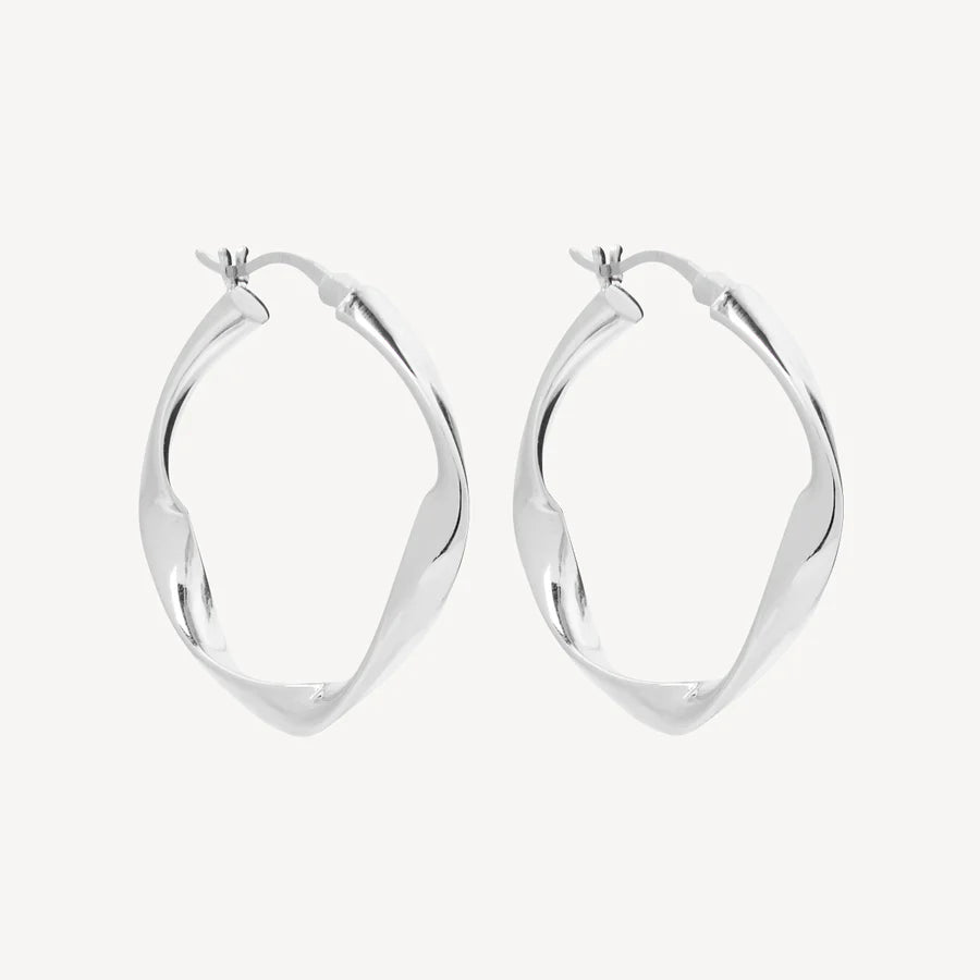 Najo Garden of Hoop Earrings Sterling Silver #25237