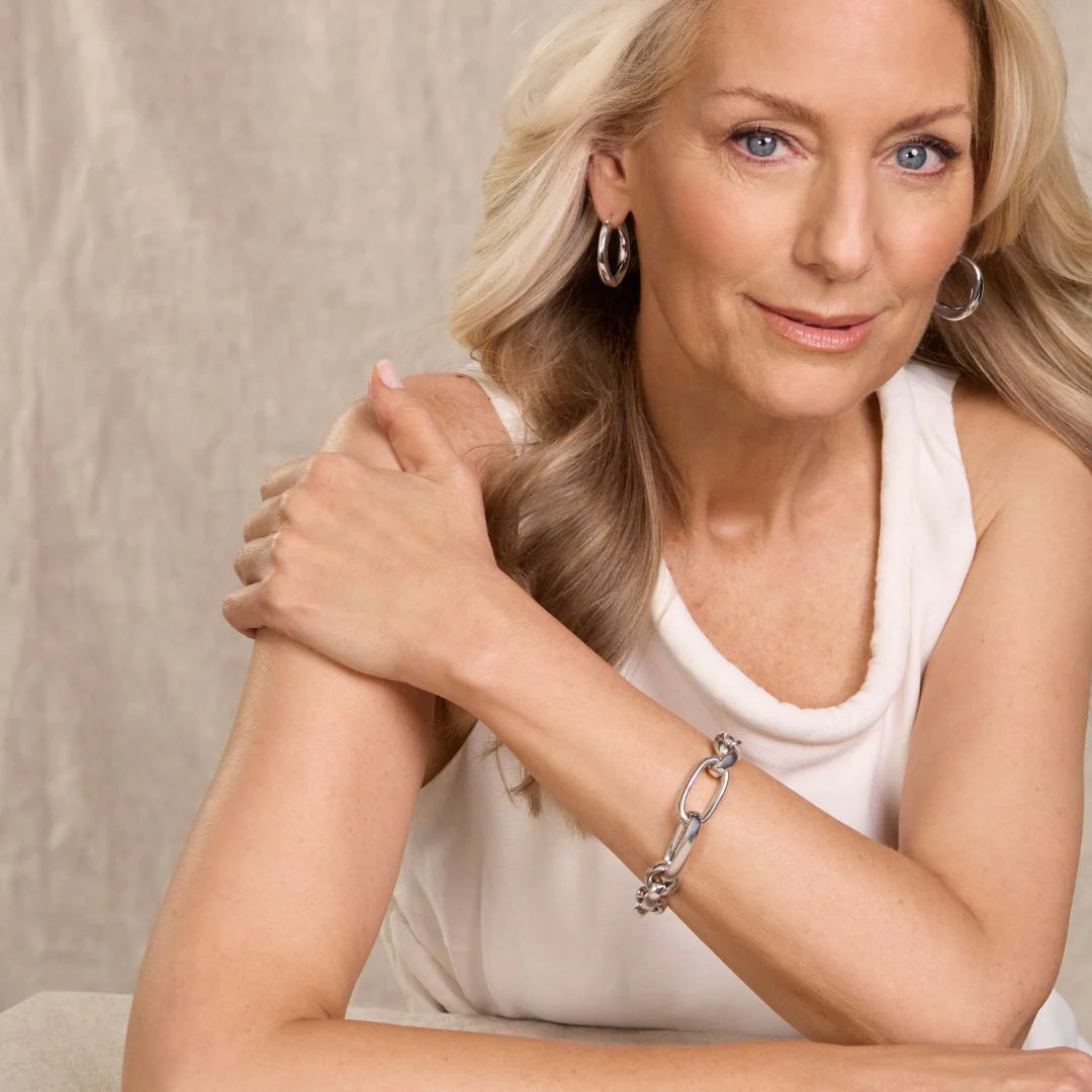 Najo Dune Medium Hoop Earrings #25242