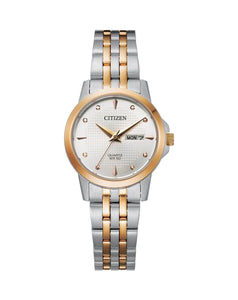 Citizen Ladies Quartz Stainless Steel Dress Watch #21594