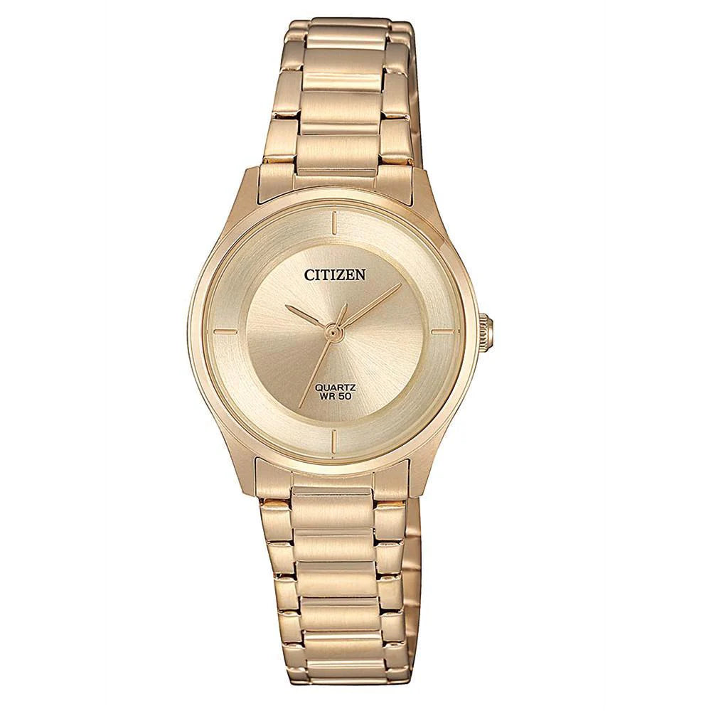 Citizen Ladies Rose Gold Stainless Steel Watch #21280