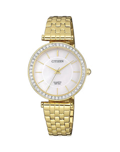Citizen Ladies Quartz Pearl Dial Watch #