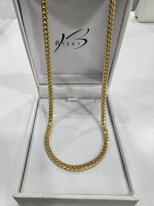 9ct Yellow Gold 45cm Franco Chain #24964