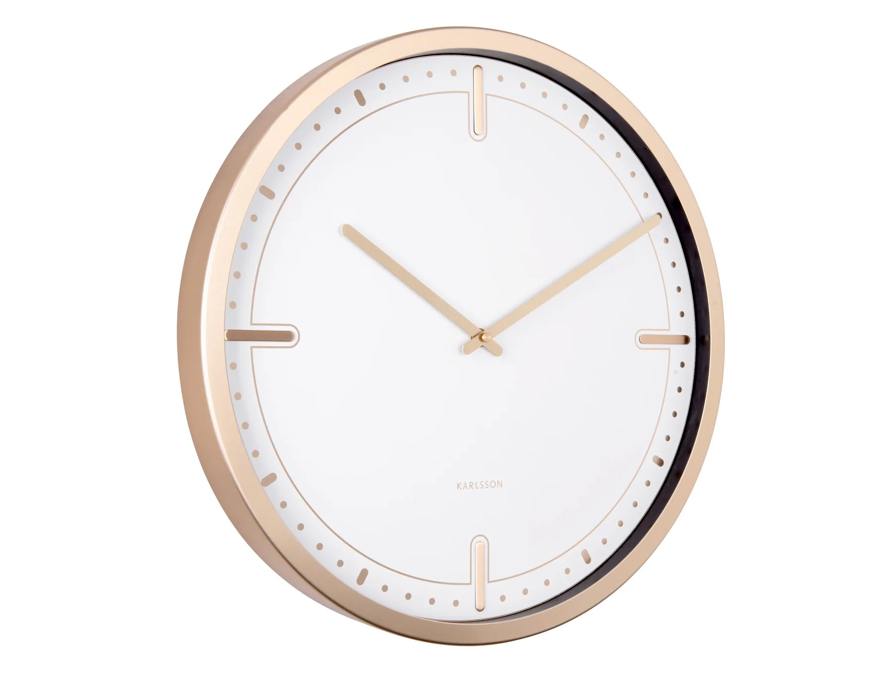 Karlsson Dots & Batons Wall Clock (White)  #24495 #24496