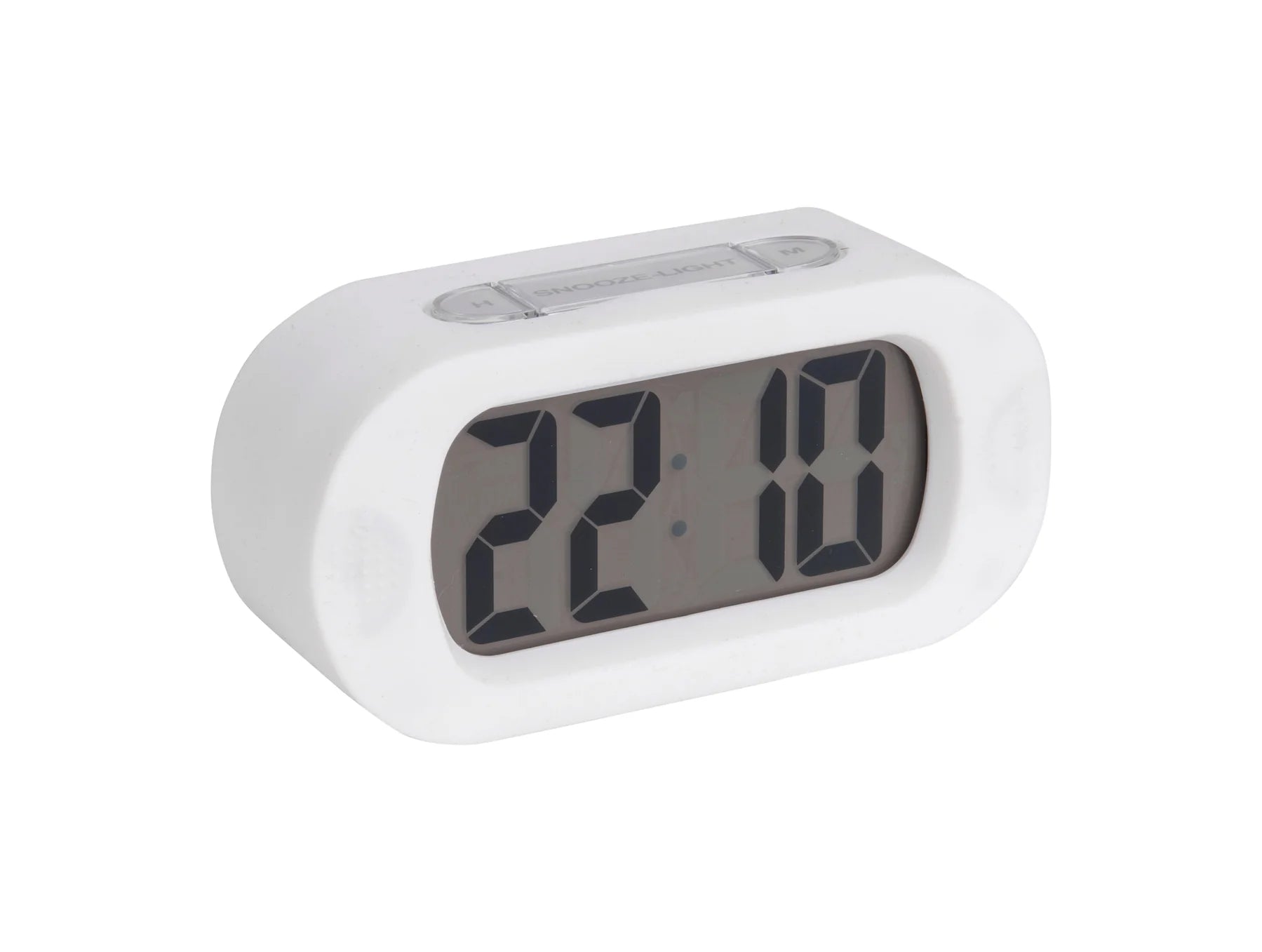 Karlsson Gummy Digital Alarm Clock White #24477