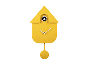 Karlsson Modern Cuckoo Clock - Bright Yellow #