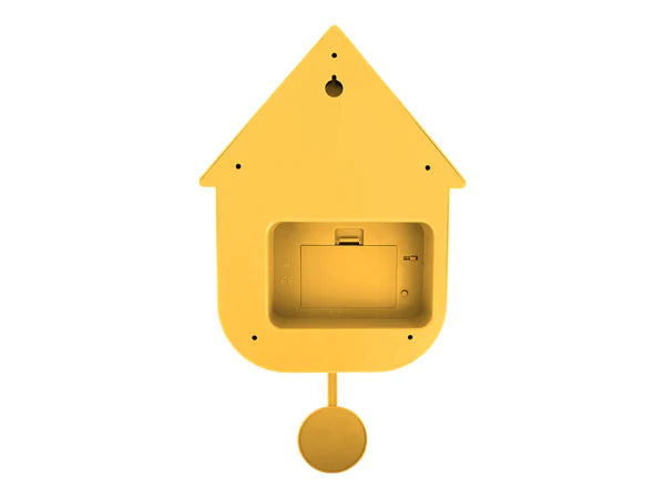 Karlsson Modern Cuckoo Clock - Bright Yellow #