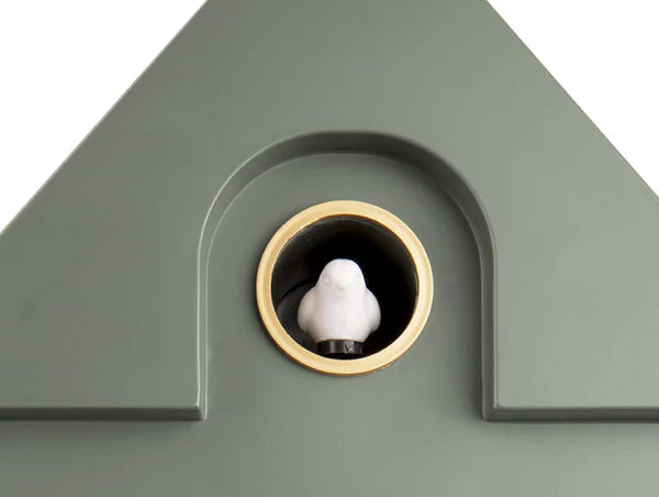 Karlsson Modern Cuckoo Clock - Jungle Green  #