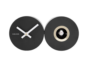 Karlsson Duo Cuckoo Clock - Matte Black #