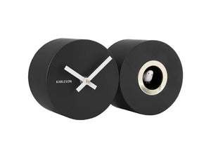 Karlsson Duo Cuckoo Clock - Matte Black #