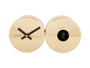 Karlsson Duo Cuckoo Clock - Gold  #25399