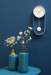Karlsson Charm Pendulum Clock - White #25276