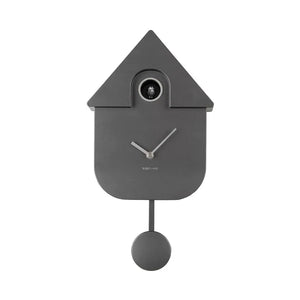Karlsson Modern Cuckoo Clock - Metallic Dark Grey #25471