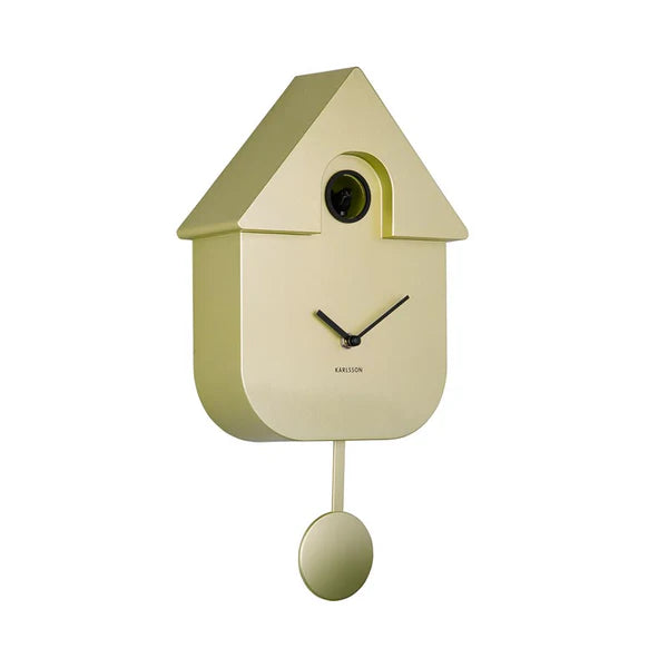 Karlsson Modern Cuckoo Clock - Metallic Gold #25470