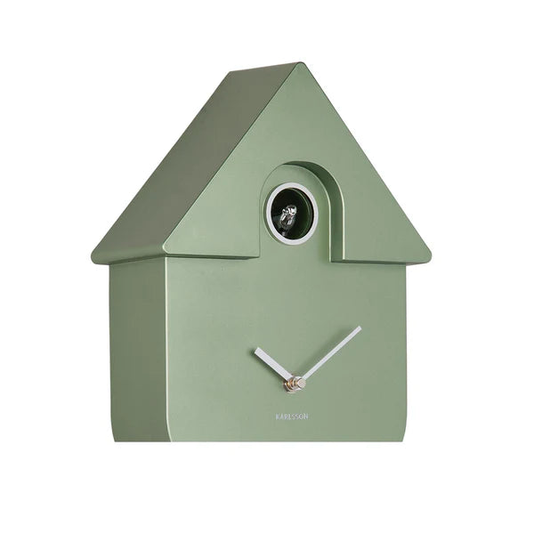 Karlsson Modern Cuckoo Clock - Metallic Green #25472