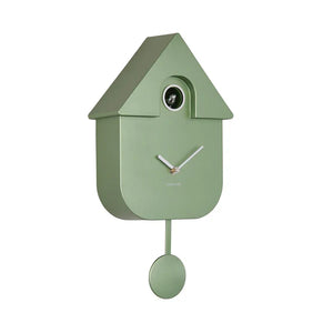 Karlsson Modern Cuckoo Clock - Metallic Green #25472