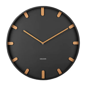 Karlsson Grace Wall Clock - Black #25469