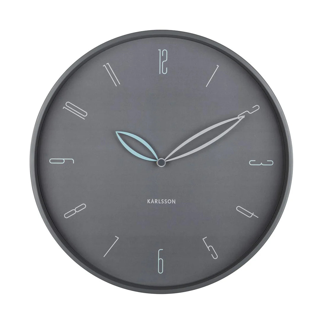 Karlsson Petals Wall Clock - Dark Grey #25461