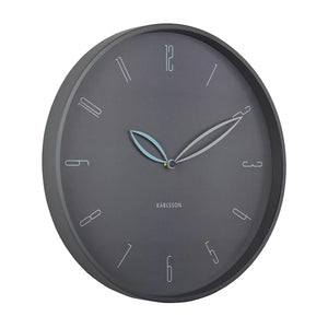 Karlsson Petals Wall Clock - Dark Grey #25461