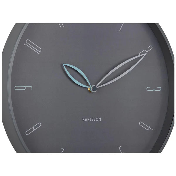 Karlsson Petals Wall Clock - Dark Grey #25461