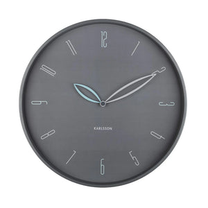 Karlsson Petals Wall Clock - Dark Grey #25461