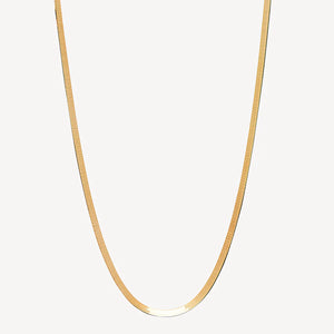 Najo Herringbone Necklace (14ct Gold Plated) #25124
