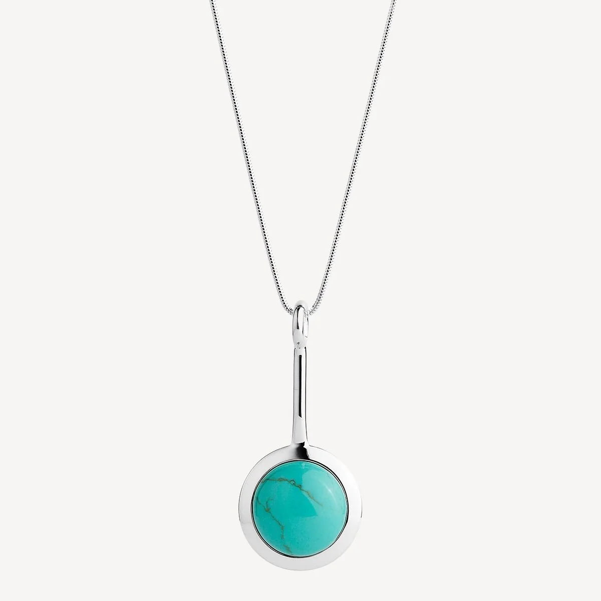 Najo Husk Turquoise Large Necklace (80cm) #24899